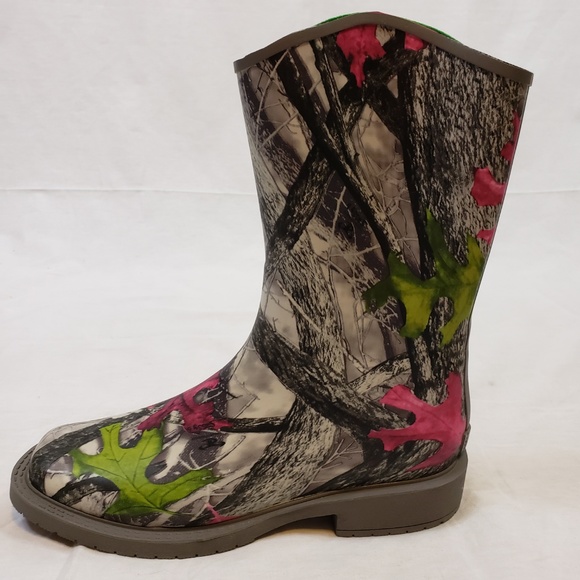 Smoky Mountain Ladies Camo Rainboot Wellie Mucker - Picture 2 of 8